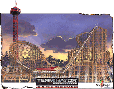 Terminator Coaster - Six Flags Magic Mountain