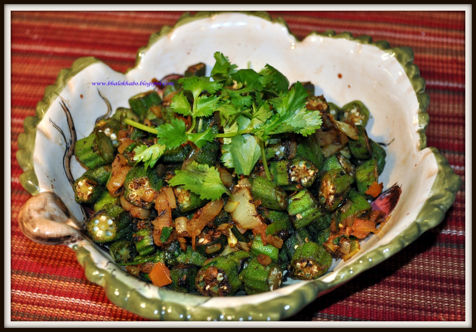 Bhalo Khabo Stir Fried Okra