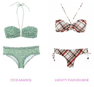 Comparativa precios bikinis rellenitas: Dos Mares vs Vanity Fair 69,80€