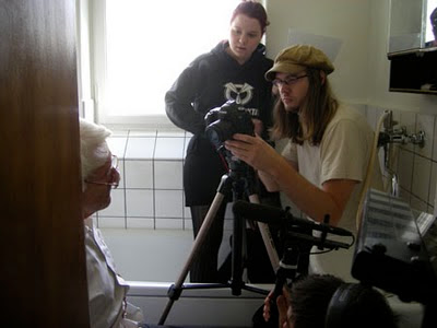 Behind the scenes 'Bordet närmast fönstret', Jessica Liander and Daniel Andersson