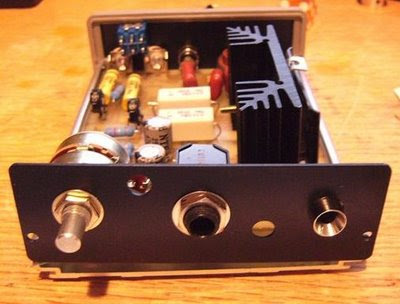 12AU7 Tube / IRF612 Mosfet Headphone Amp