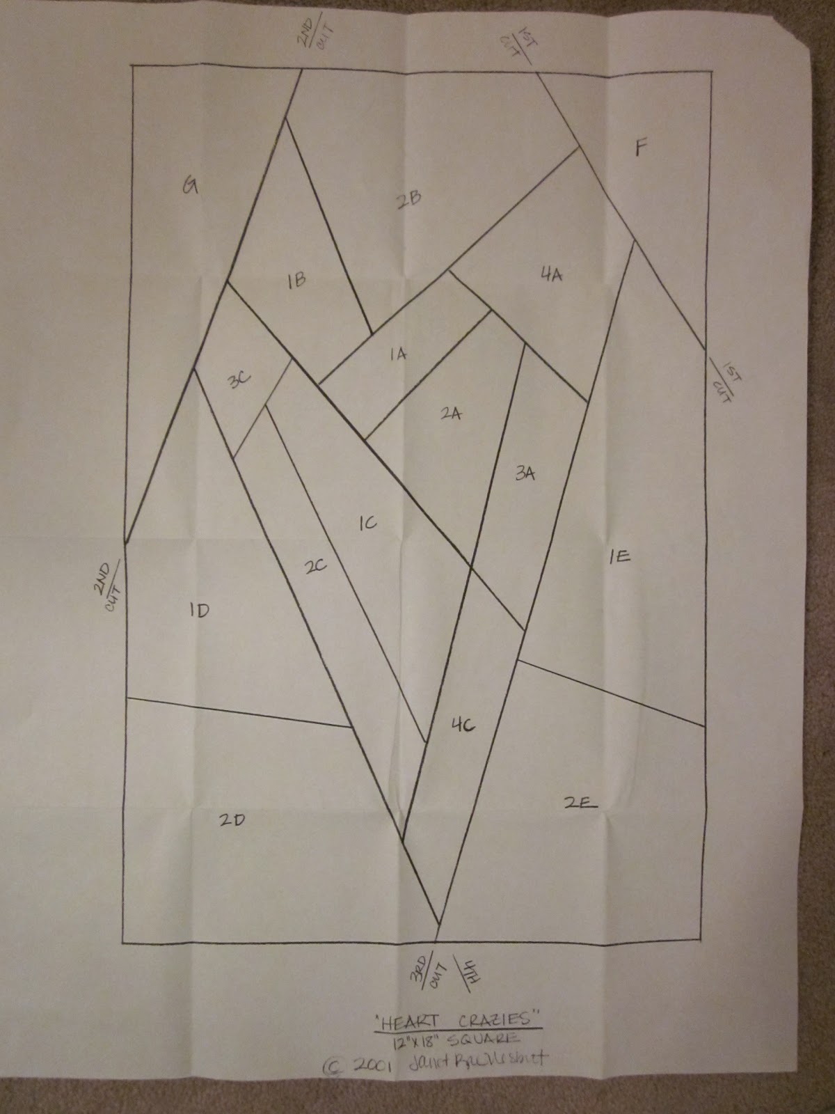 Zany Quilter Buggy Barn Heart Crazies