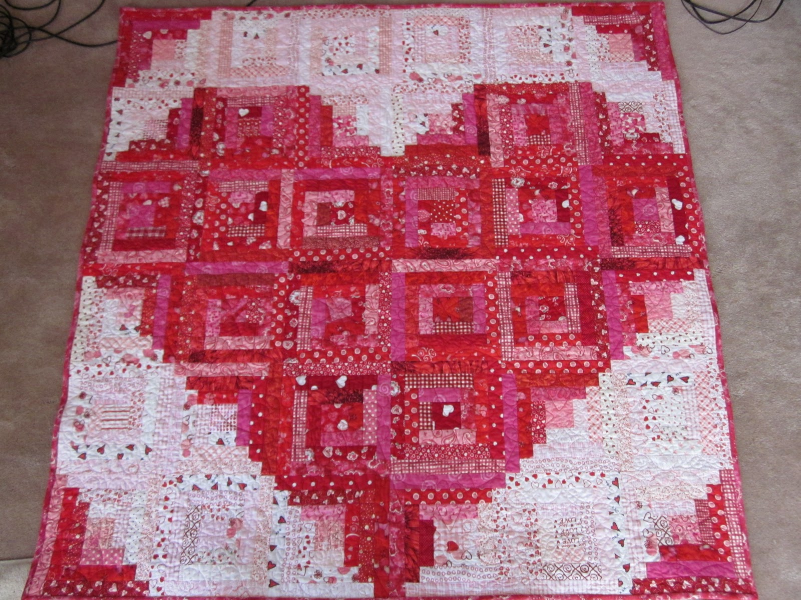 ~ Zany Quilter ~: Valentine Quilt...