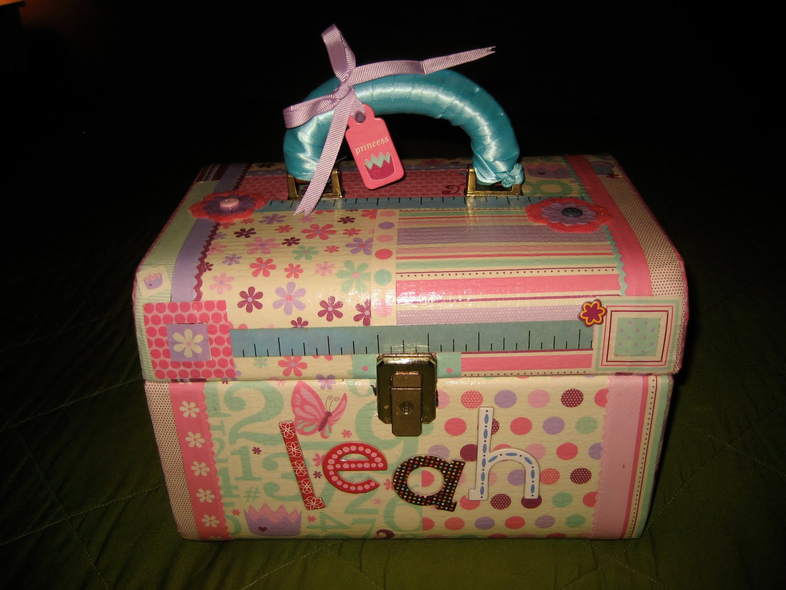 Distance Makes Tutorial Decoupaged Train Case