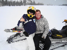 Sams favorite thing to do - Snowmobiling