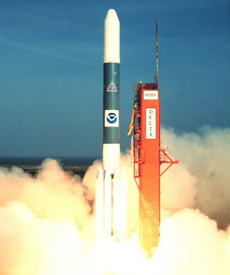 Lanzamiento del cohete Delta 3194. Créditos: NASA.