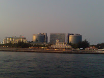 Financial Park Labuan scene from the sea