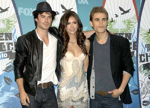 nina dobrev ian somerhalder and paul. Ian Somerhalder With Nina