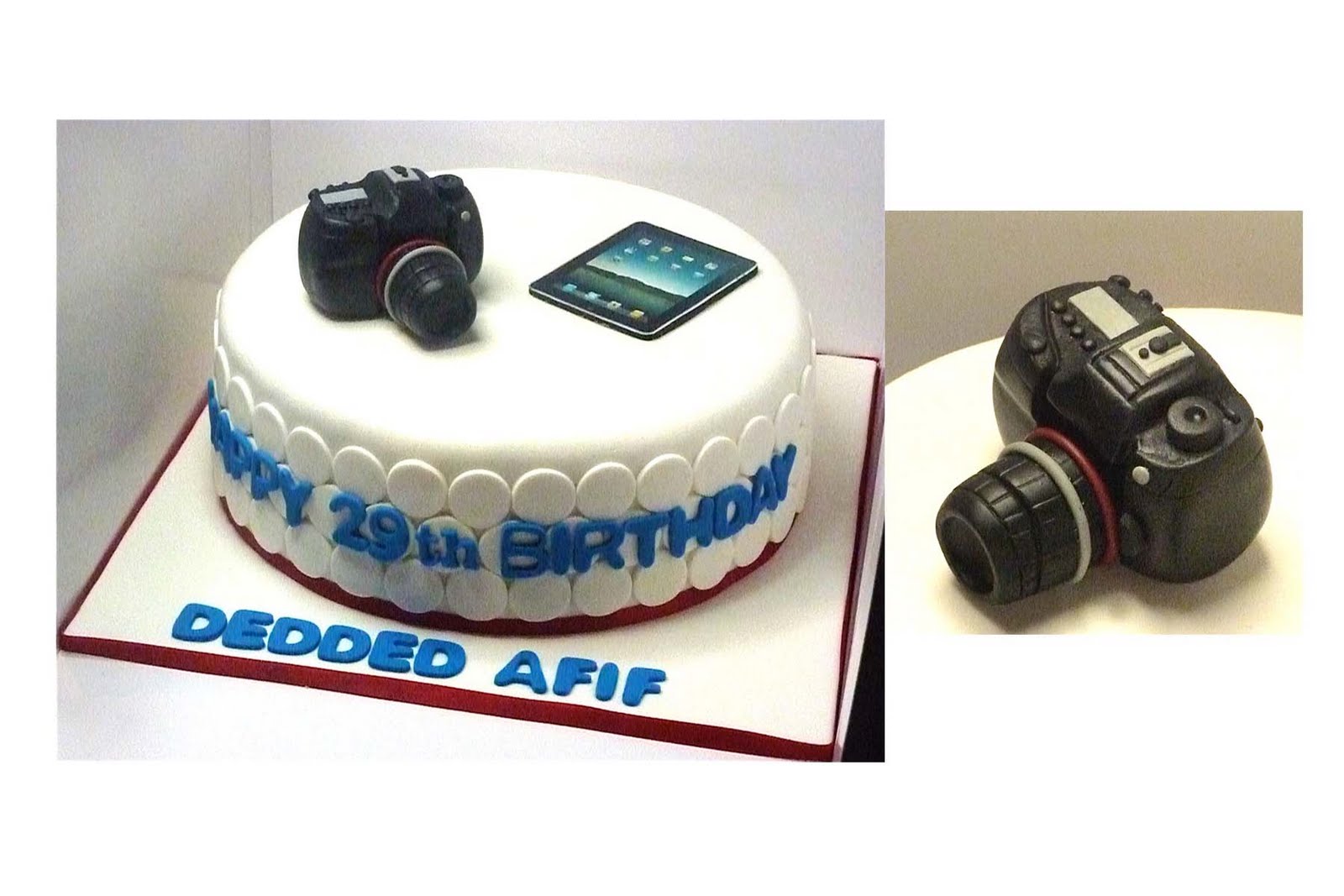 Little Miss Cupcakes: IPAD & CAMERA BIRTHDAY CAKE