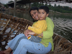 The first coracle ride near the new bridge