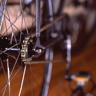 Foto artística de uma bicicleta