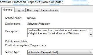 Windows 7 Software Protection Service Disabled