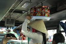 Hawkers on Bus to Saigon