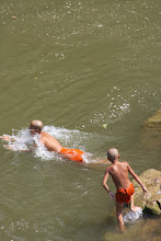 Monks Bathing and Shaving their Heads