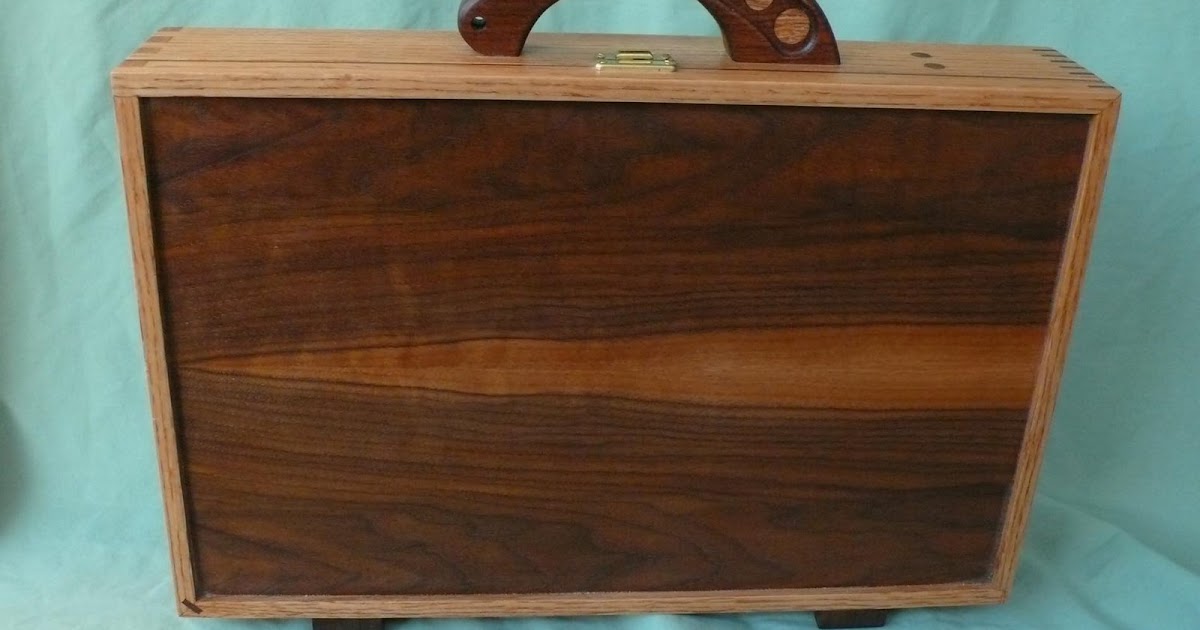 Woodworking Portfolio Wooden Briefcase