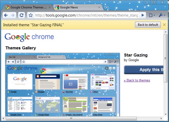 Google Chrome Gallery