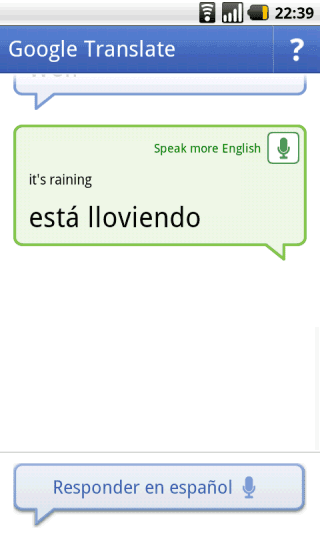 google translate conversation mode