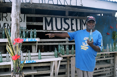 World War II Museum, North Efate, Vanuatu,World War II coke bottles@I love Vanuatu,