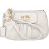coach wristlets white