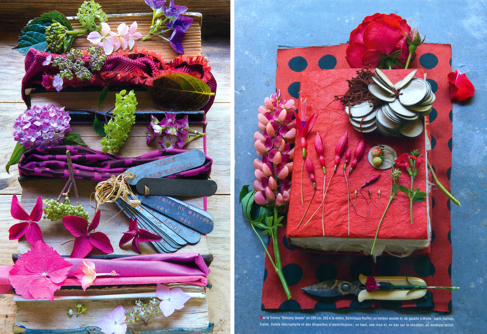 These gorgeous ensembles of flowers mixed and matched with Farrow & Ball These gorgeous ensembles of flowers mixed and matched with Farrow & Ball