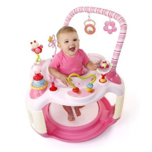 pink rainforest jumperoo