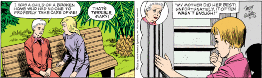 Mary is the daughter of Old Mother Hubbard.