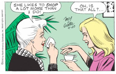 It's gossip time - er, I mean coffee time. Coffee time.
