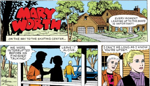 I have a sneaking suspicion that Mary is going to mess up the skate.