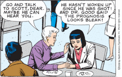 Well, Dr. Good knows his stuff. Let's plan the funeral.