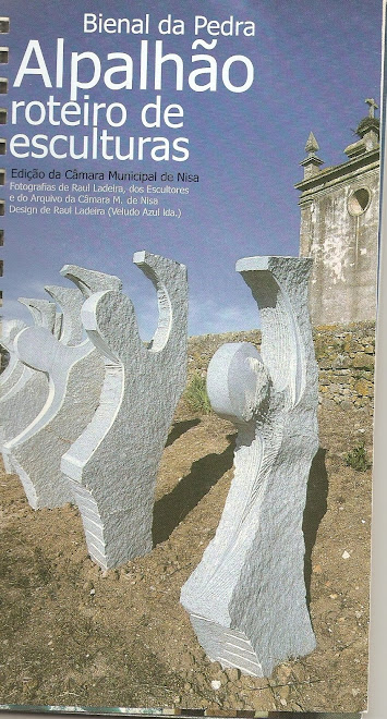 livro digitalizado da 1ª bienal da pedra, realizada em 2001, em alpalhão.