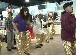 Gold Parachute Pants