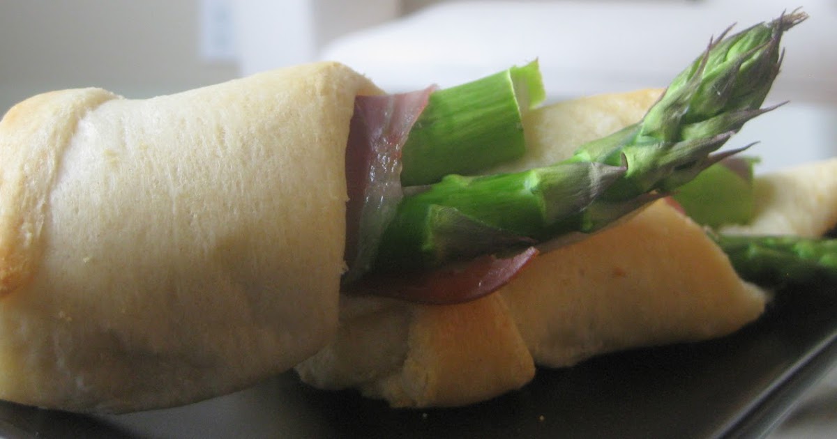 Food for Thought Asparagus and Prosciutto Roll Ups