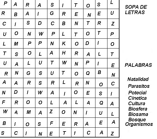 preguntas dificiles de fisiologia sopas de letras dificiles de animales imagui preguntas dificiles de fisiologia sopas de letras dificiles de animales imagui
