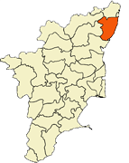 Kanchipuram District Tamilnadu Map Kanchipuram District Tamilnadu Map