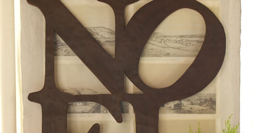 Craftily Ever After PotteryBarn Inspired Noel Wall Art