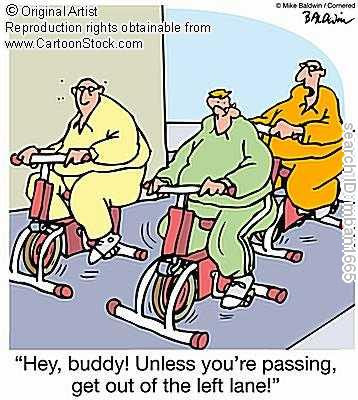 Cartoon Spinning Bike