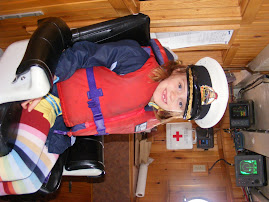 Taylor in the Captain's chair
