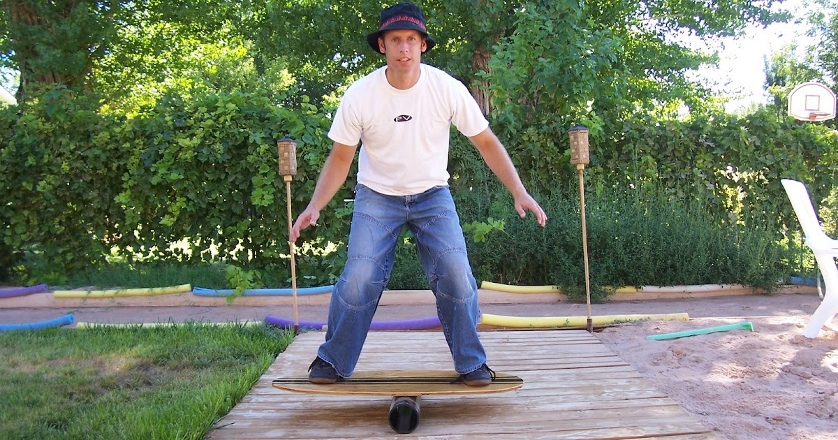 Inland Skimboarding Skimboarding Training Balance Build a Balance Board