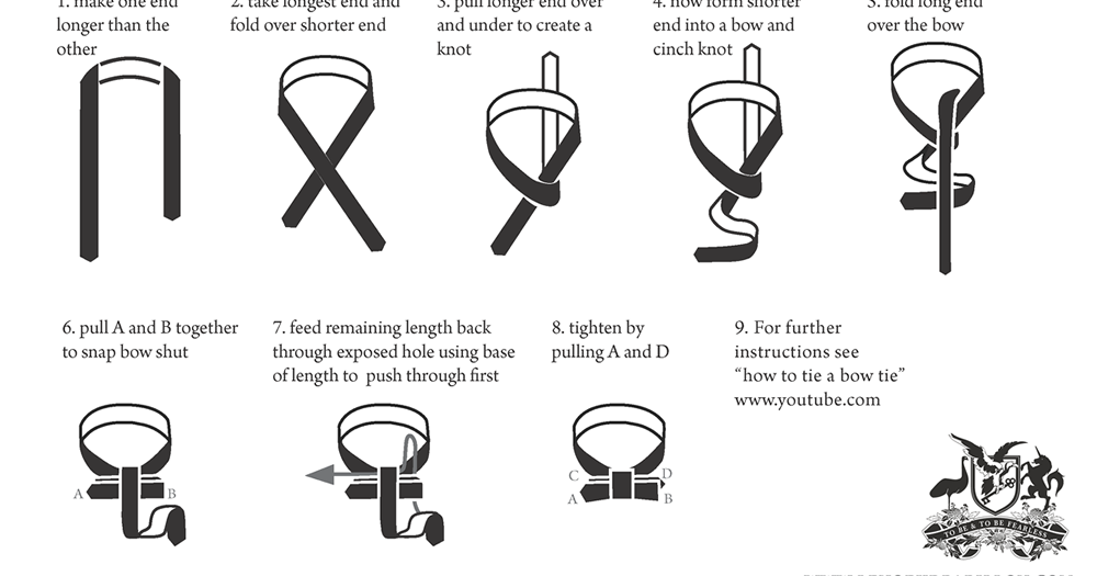 Le Noeud Papillon Of Sydney For Lovers Of Bow Ties Instructions On