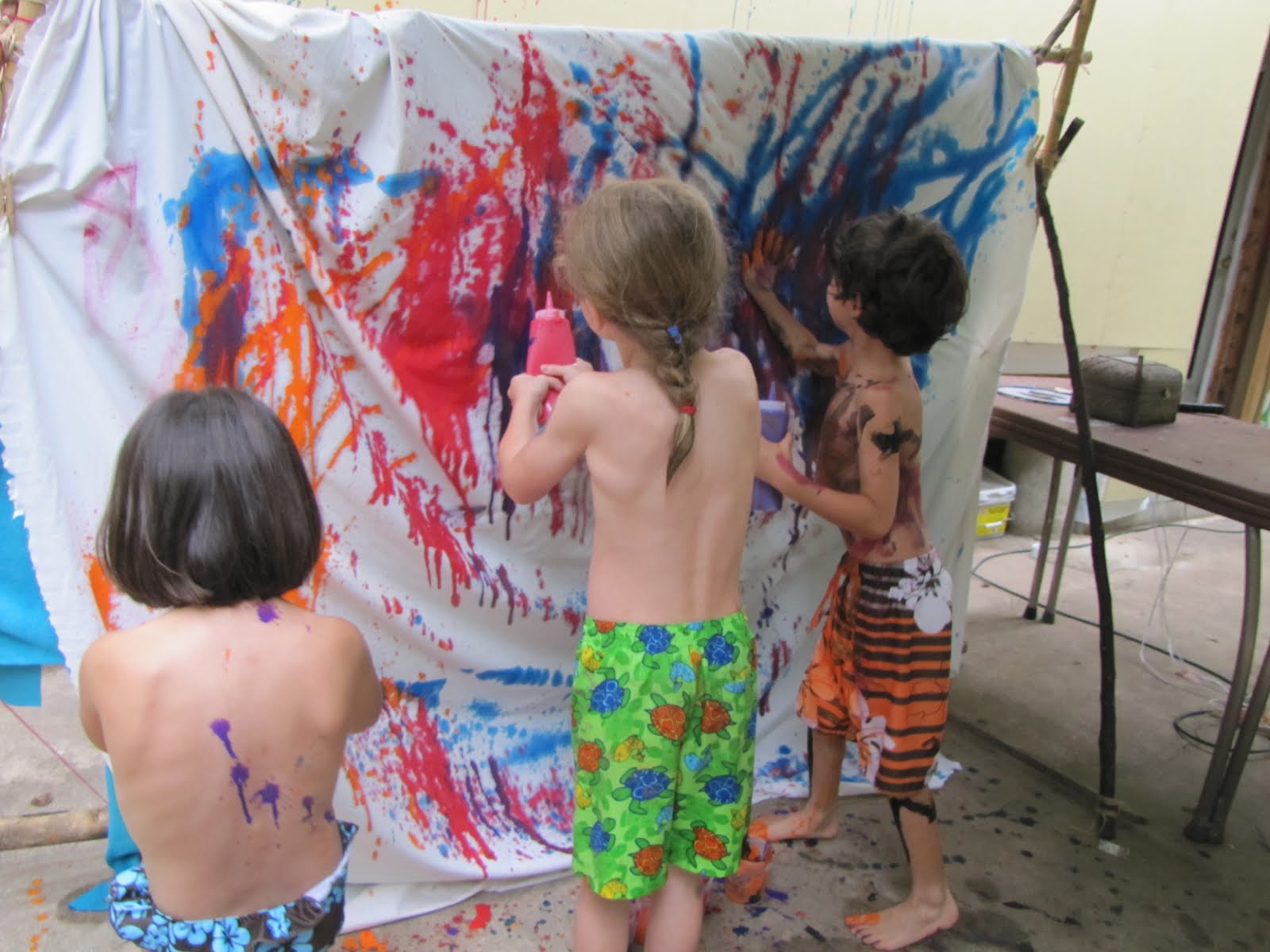 body paint kids