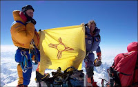 Gary Johnson (left) climbed Mt. Everest. Which is pretty cool.