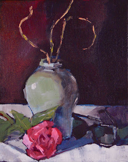 Hey Rose. Nice stem! Connie Kleinjans painting: Still Life with Shades (study)