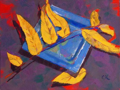 Did you notice I'm mostly primary colors (and some neutral background)? Connie Kleinjans fine art