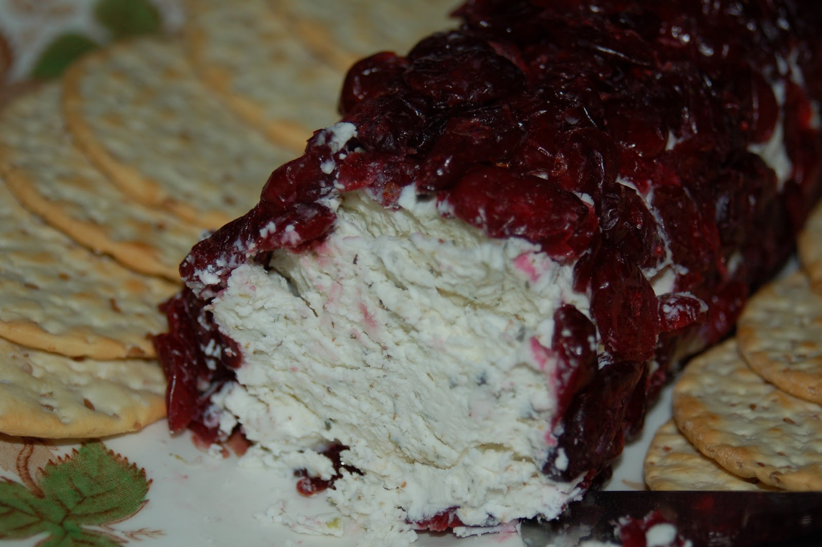 MiMi's Making Meals Cranberry Goat Cheese Log