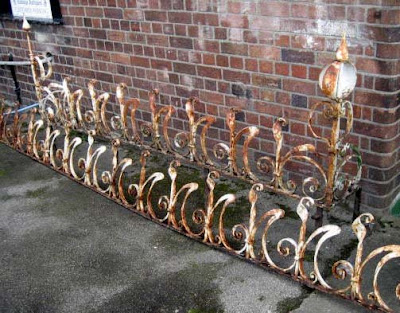 cast iron railings north wales antiques