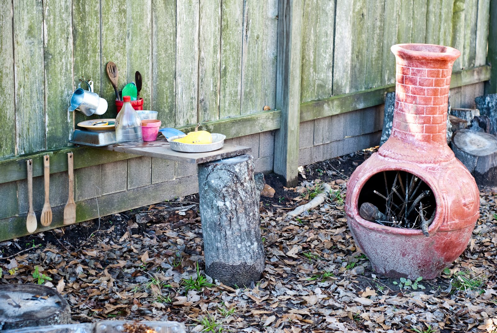 outside play kitchen