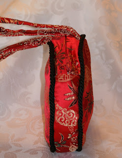 Red Chinese brocade bag Red Chinese brocade bag purse