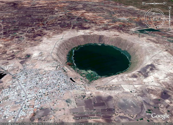tsar bomba crater