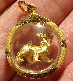 Chinese dragon amulet for good luck