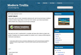 Modern Trellis Blogger template